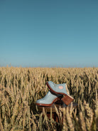 Sendra flower clogs mules blue
