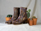 Sendra flower ankle boots snake dandelie